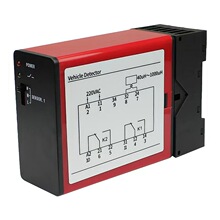 至上飞车辆检测器地磁环路道闸停车场探测器红色单路地感车检器