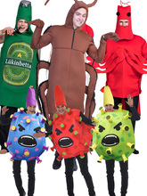 萬聖節派對親子裝扮蟑螂便便大便COS服裝成人兒童卡通扮演搞笑服