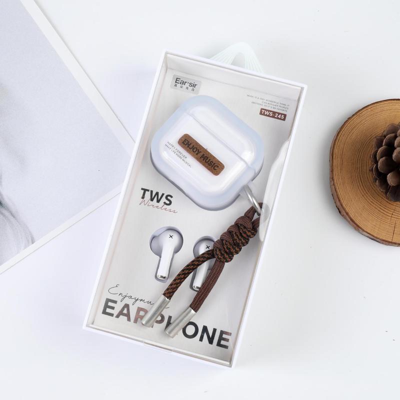 Ear Sen シンプル 英語 TWS Bluetooth ステレオ 超長バッテリー寿命 完全ワイヤレス Bluetooth ヘッドセット TWS-245|undefined