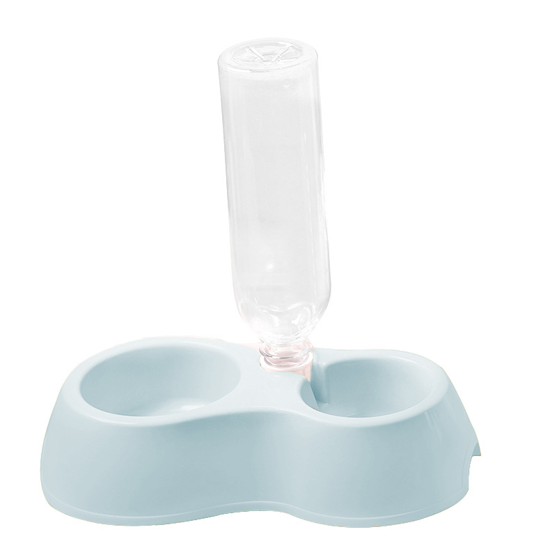 Tazón para gatos, agua y comida, tazón para mascotas integrado, anti-volteo, bebedero automático para mascotas, alimentador, lavabo para perros, fabricante de utensilios para comer para mascotas