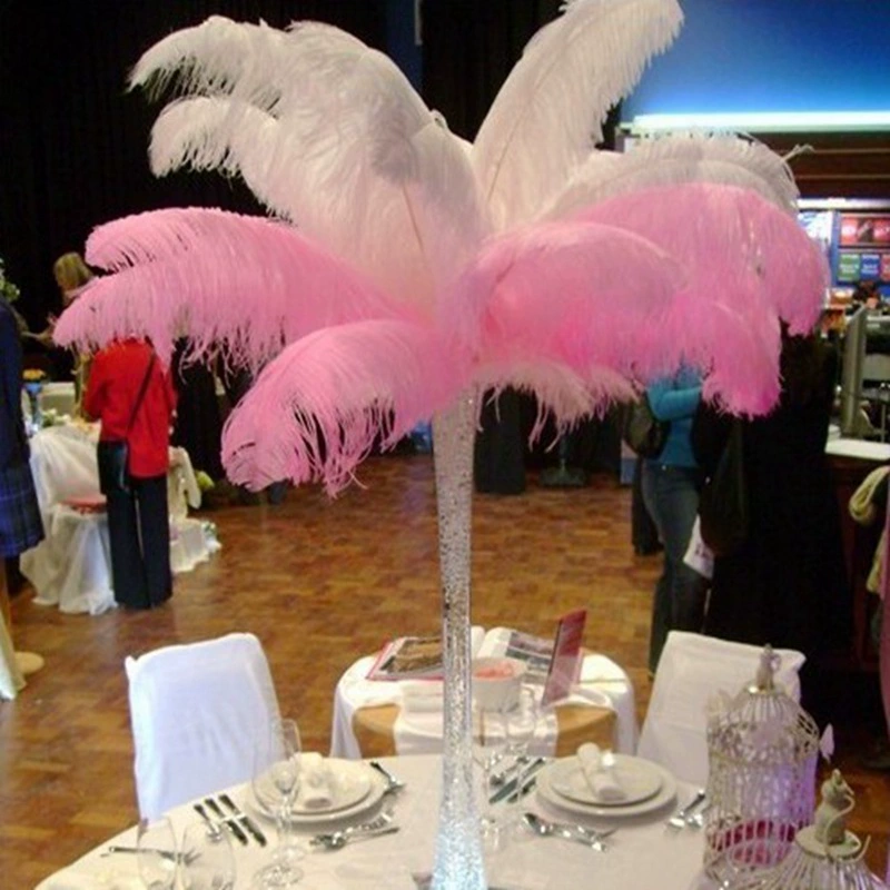 Нерастрачиваемые и непереводные свадебные дорожные украшения из южноафриканских страусиных перьев, декоративные перья, цветочные украшения для стола, 30-50 см