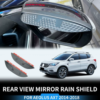 Rain shield – Window visor - standard-packaging-without-logo-fengshen-ax7aeolus-ax7-mk1-2014-2018-rearview-mirror-rain-eyebrow-carbon-fiber-pattern