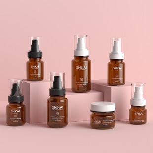 40ml60ml100ml120ml180ml small capacity brown emulsion bottle spray bottle pet Foundation set bottle