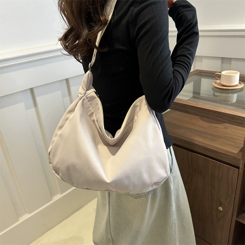 Capacious one-shoulder bag, shoulder bag, shopping bag, for students