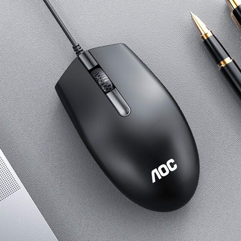 冠捷aoc ms100有線usbマウス家庭用オフィスビジネスノートパソコンのマウス|undefined