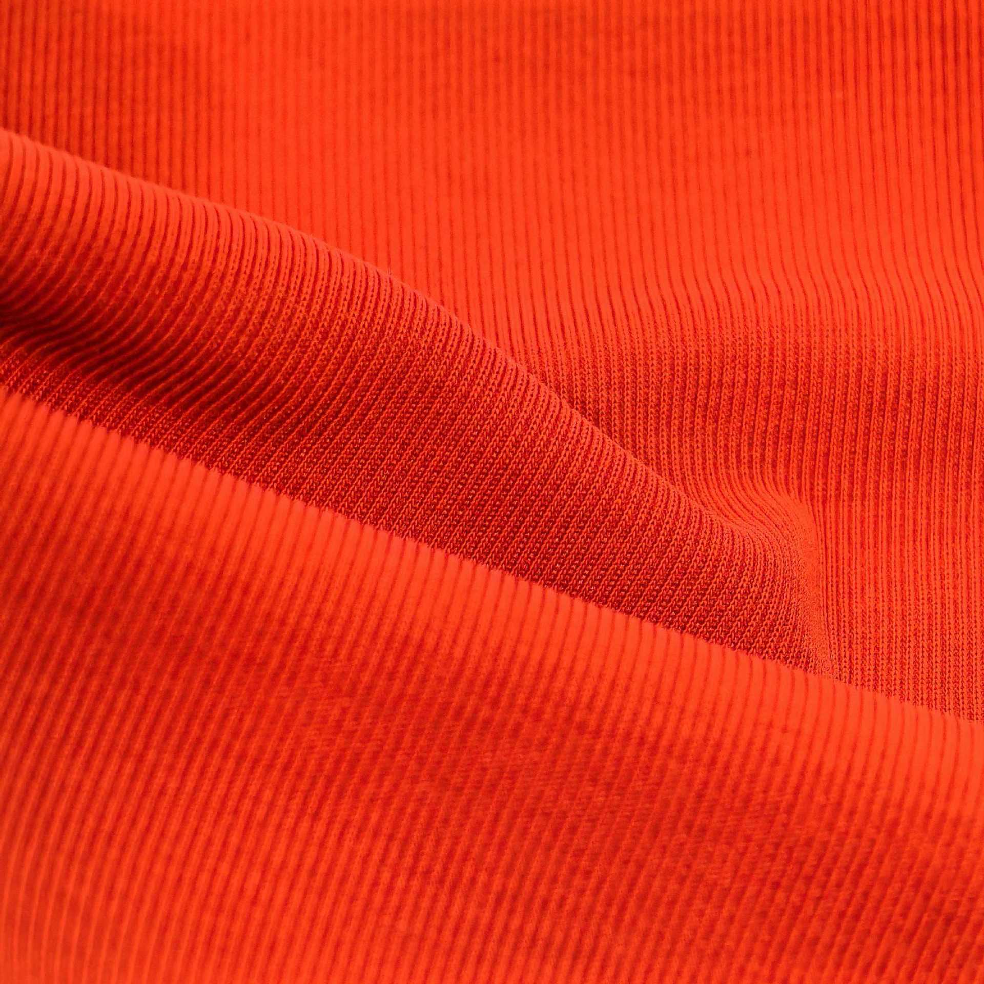 1*1莫代尔盖涤罗纹 仿铜氨砂洗 针织面料