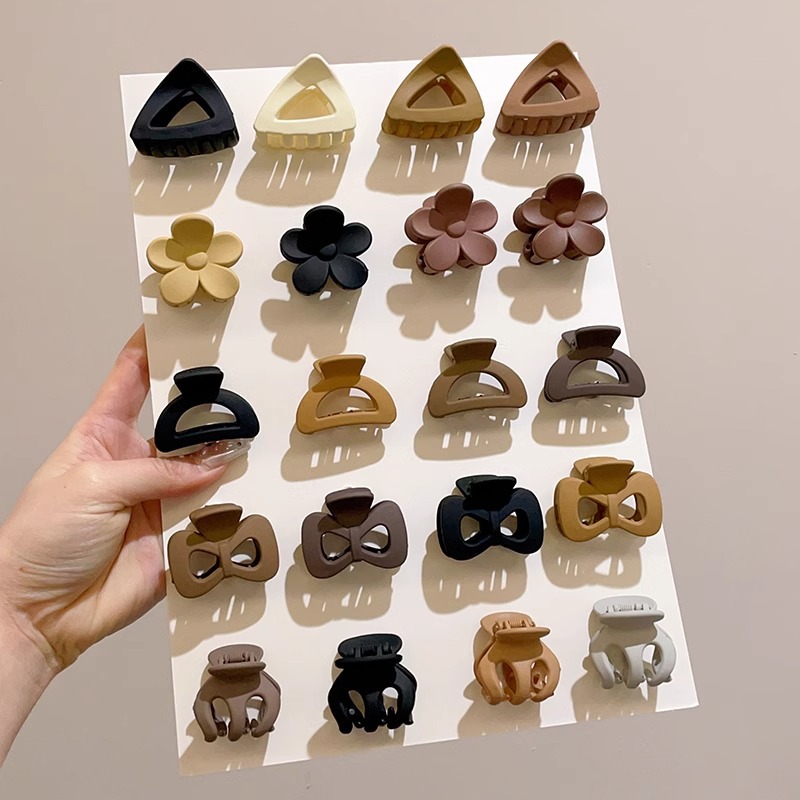 Acrílico pequeño clip de agarre para mujeres 2025 nuevo clip de alta sensación tocado de cola de caballo alto fijo artefacto clip de cabello clip de cabello