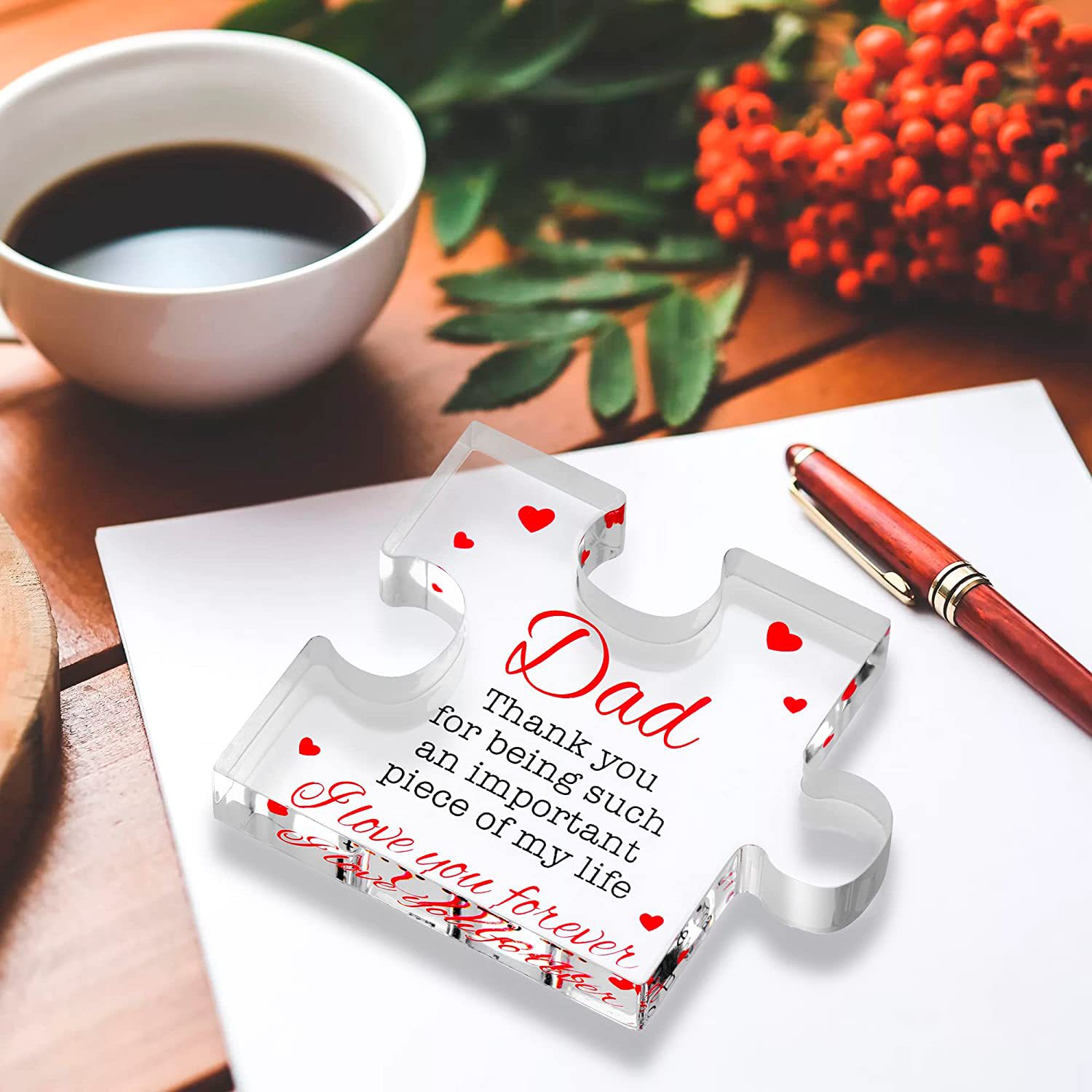 En forma de corazón acrílico decoración marco de fotos productos transfronterizos INS en forma de corazón cristal conmemorativo parientes madre regalo de San Valentín