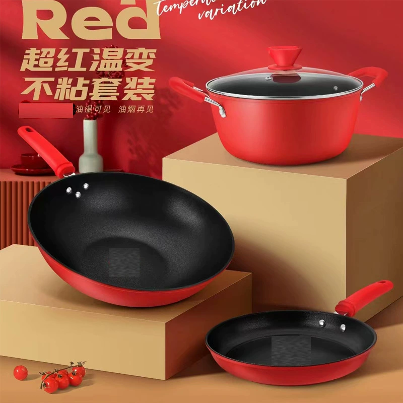 Set, red electromagnetic universal Qimen Hong Cha tea, 3 piece set, Birthday gift