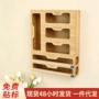 双向壁挂式木质厨房收纳盒