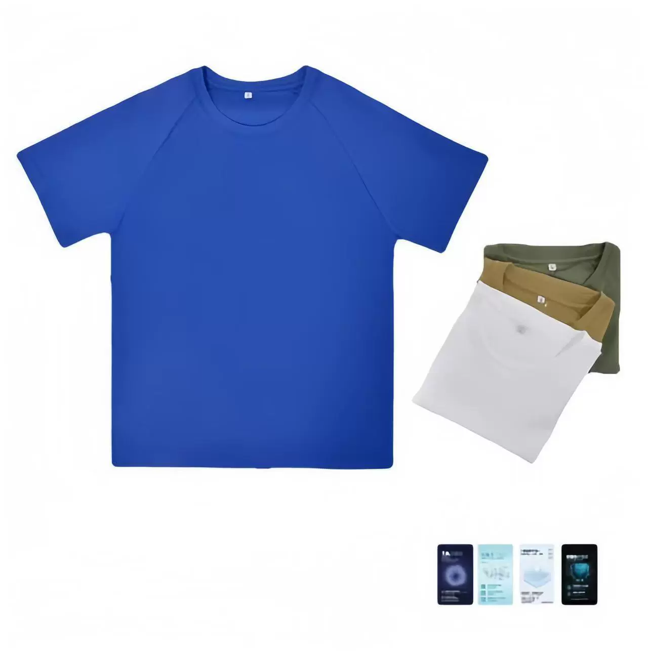 圆领t恤定制男185克轻量化潮牌户外运动零感速干棉短袖工作服定制