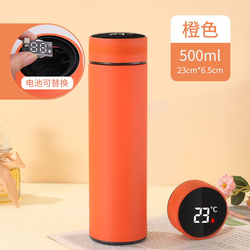 保温カップ卸売 ステンレス製茶水分離 316食品グレードカップ 男女兼用 高品質 ポータブルスマートウォーターカップ|undefined