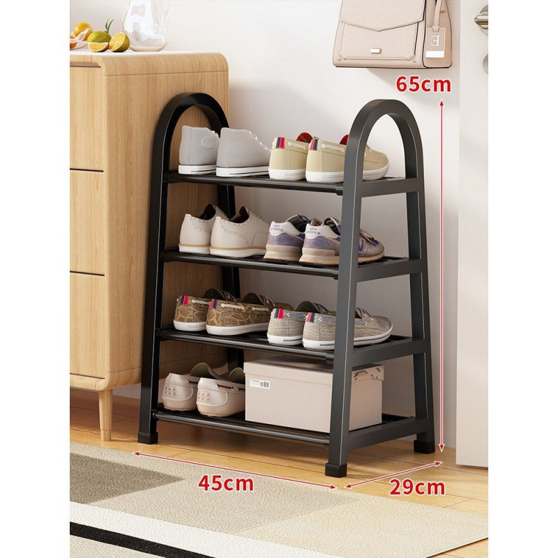 Estante de almacenamiento de zapatos multicapa de acabado de zapatos armario de zapatos puerta de entrada doméstica de alquiler puerta interior de almacenamiento de zapatos de artefactos