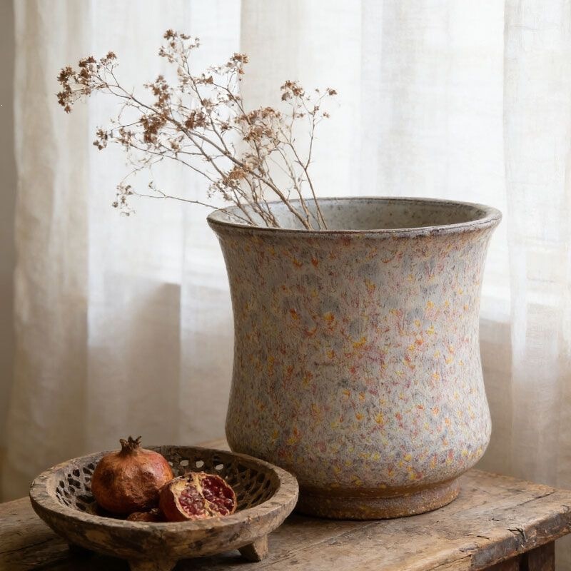 Bougainvillea, terracotta flower pot, suitable for indoor plants like pothos, orchids, and other popular greenery, succulents, ceramic, simple design, Yixing handmade Bougainvillea, terracotta flower pot, suitable for indoor plants like pothos, orchids, and other popular greenery, succulents, ceramic, simple design, Yixing handmade