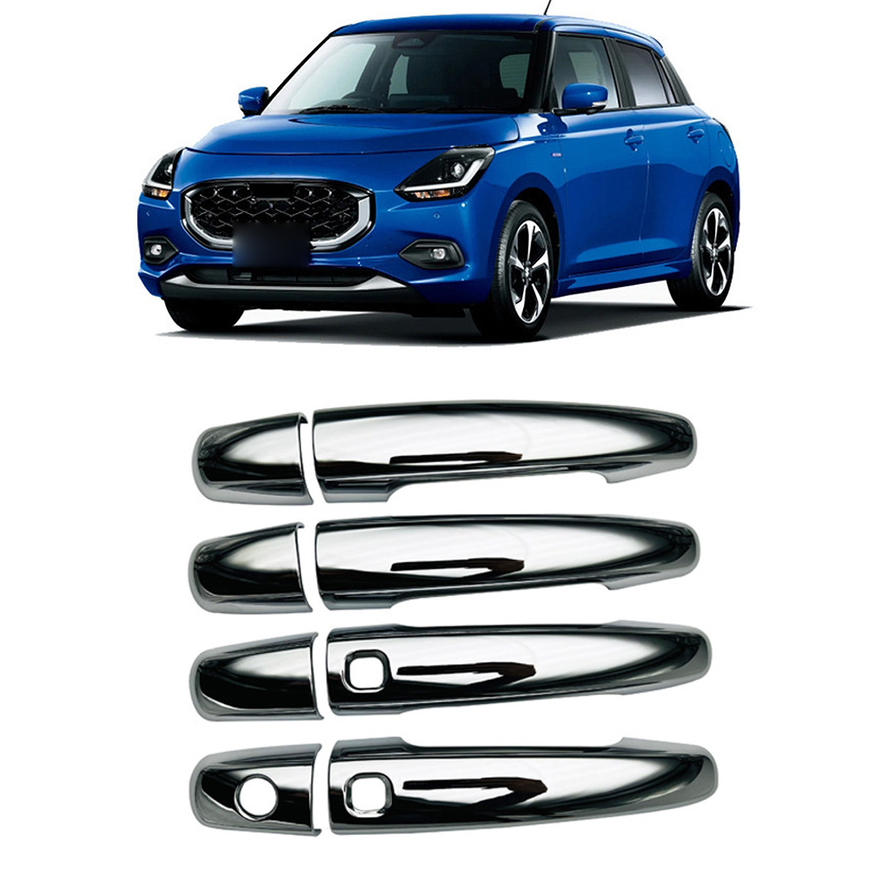 Suitable for 23-24 Suzuki Fronx Door Bowl Handle Decoration Modified Anti-Scratch Protective Sticker