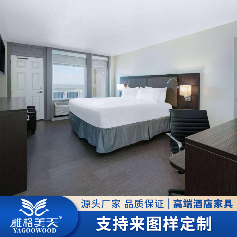 Star Brand Hotel Business Convenient Hotel Room Bathroom Suite Full Set of Furniture Restaurant Lobby