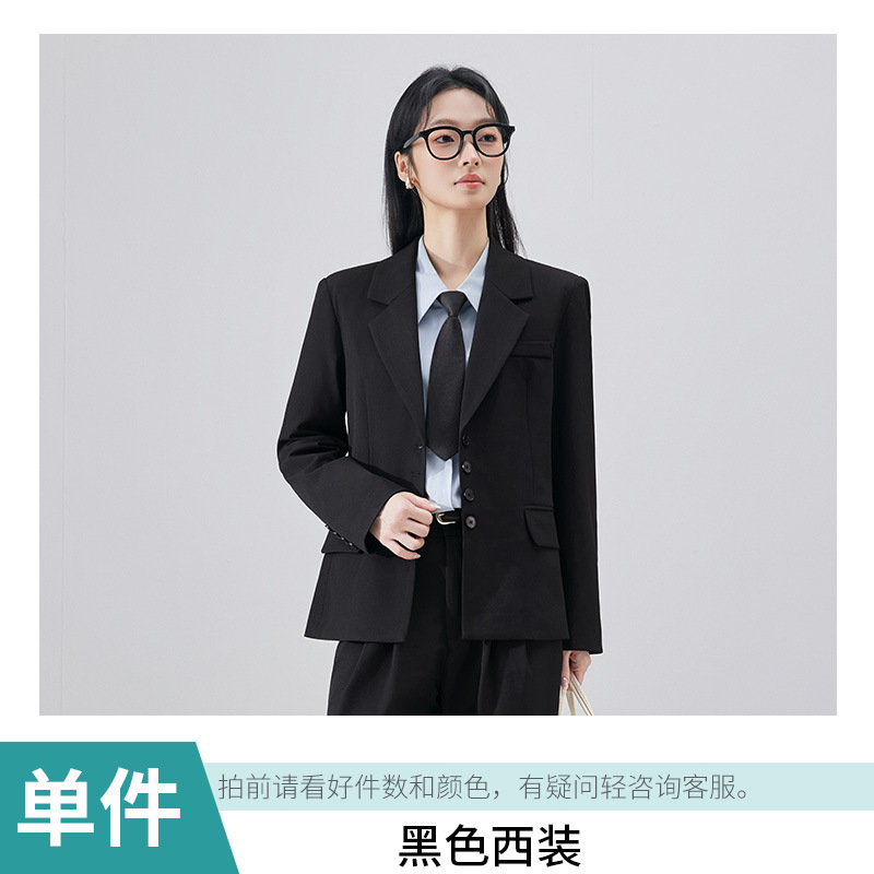 西装外套女生小个子套装公务员大学生面试正装通勤休闲西服考编|undefined