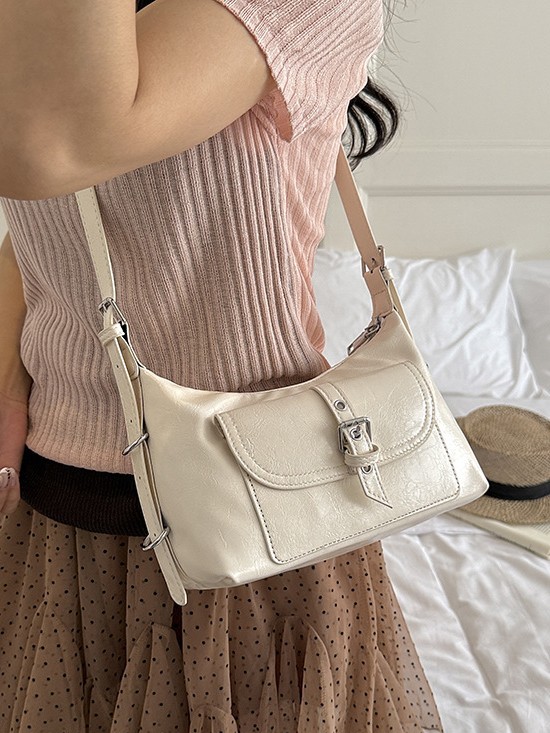 Bolsos de cuero coreano de un hombro para mujeres 2026 comercio exterior nuevo estilo de alta calidad bolso de mochila de estilo occidental