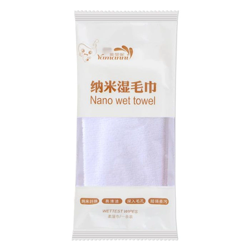 Кейтеринг Отель Влажные салфетки Универсальное одноразовое влажное полотенце Горячий горшок Ресторан Ручное маленькое полотенце для печати ЛОГОТИП