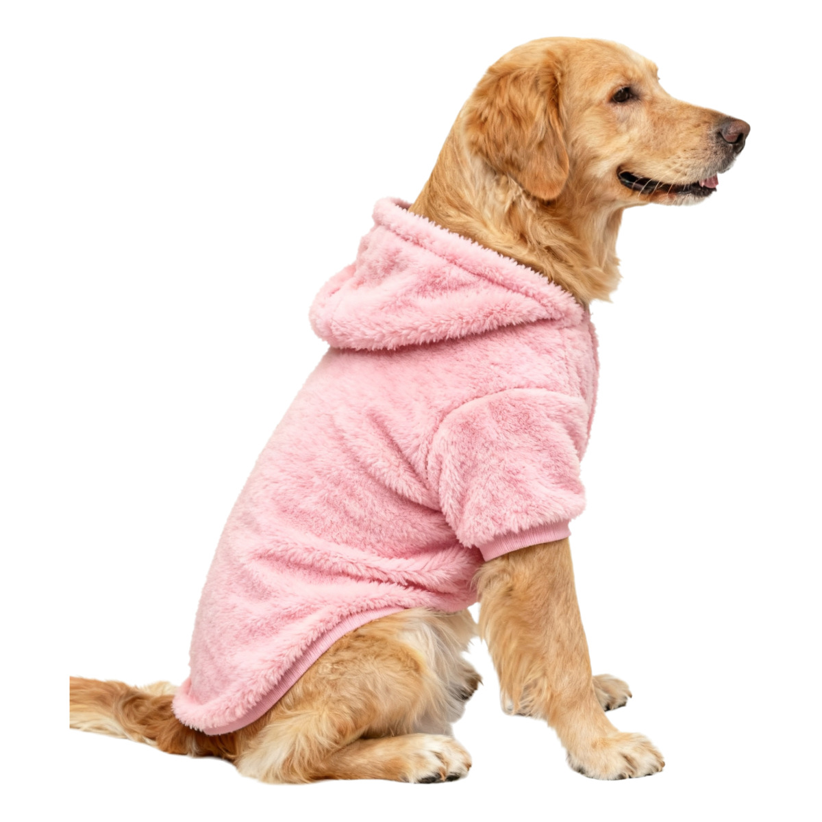 Sınır ötesi kış büyük köpek giysileri orta ve büyük köpekler için çift taraflı kadife Golden Retriever Labrador çoban ev sıcak ve dökülme önleyici