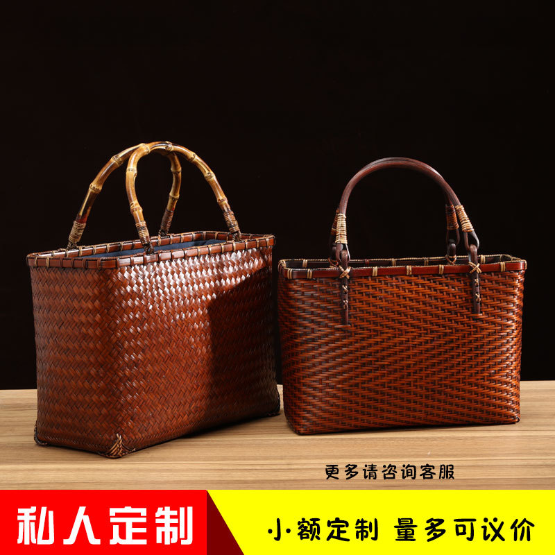 Procesamiento de accesorios de kimono japonés con bambú, productos de bambú al por mayor, artesanías de bambú, cestas de bambú