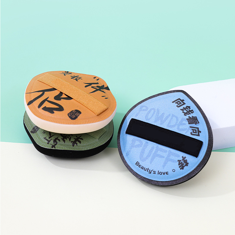 Fábrica personalizada de alta gama rubycell polvo de polvo de algodón polvo de polvo de polvo no comer polvo maquillaje esponja triángulo polvo de polvo de polvo de polvo