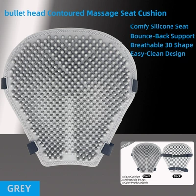 Summer Motorcycle Seat Cushion Sun Protection Motorcycle cushion - grey