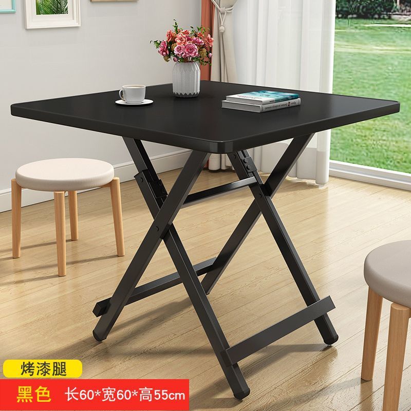 Mesa plegable, casa de alquiler, mesa de comedor, apartamento pequeño, puesto multifuncional para el hogar, fábrica de mesas de comedor simples portátiles al aire libre image 6