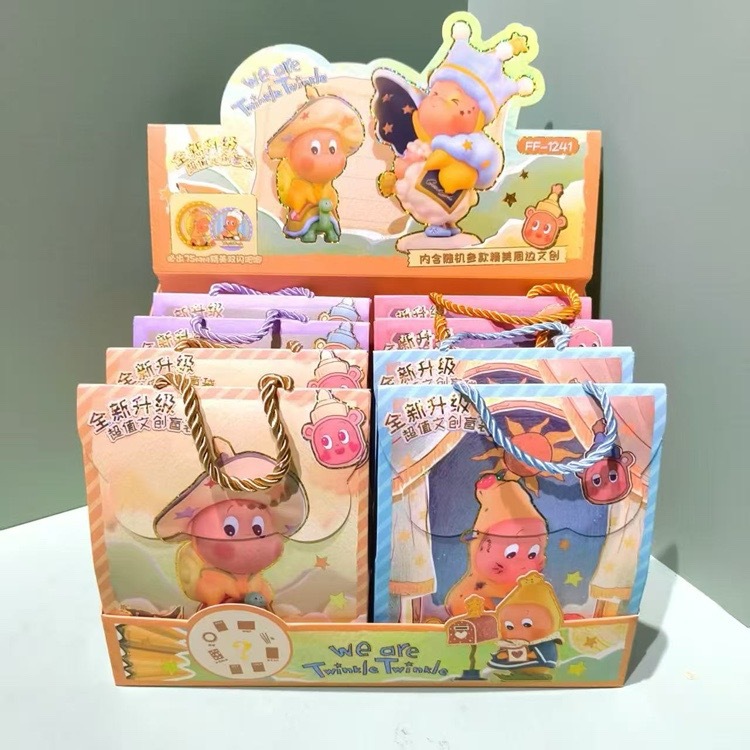 Nuevo ángel de tela sorpresa bolsas ciegas dibujos animados lindos Wenchuang bolsas de moda para jugar tela papelería caja ciega regalos