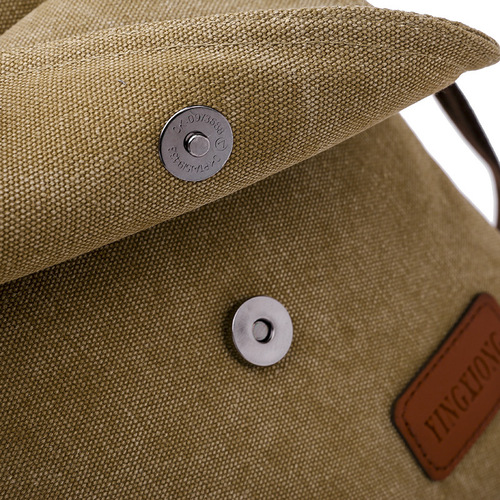 Men's Canvas Bag Shoulder Bag Korean Style Casual Canvas Men's Bag Business Crossbody Bag Small Crossbody Backpack