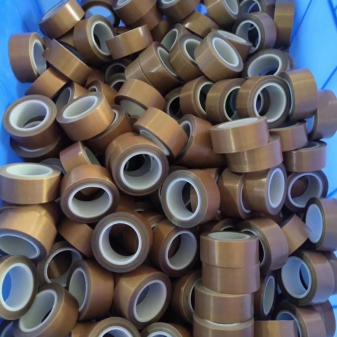 铁氟龙高温胶带，日本进口耐磨耐温胶布 特富龙纤维布