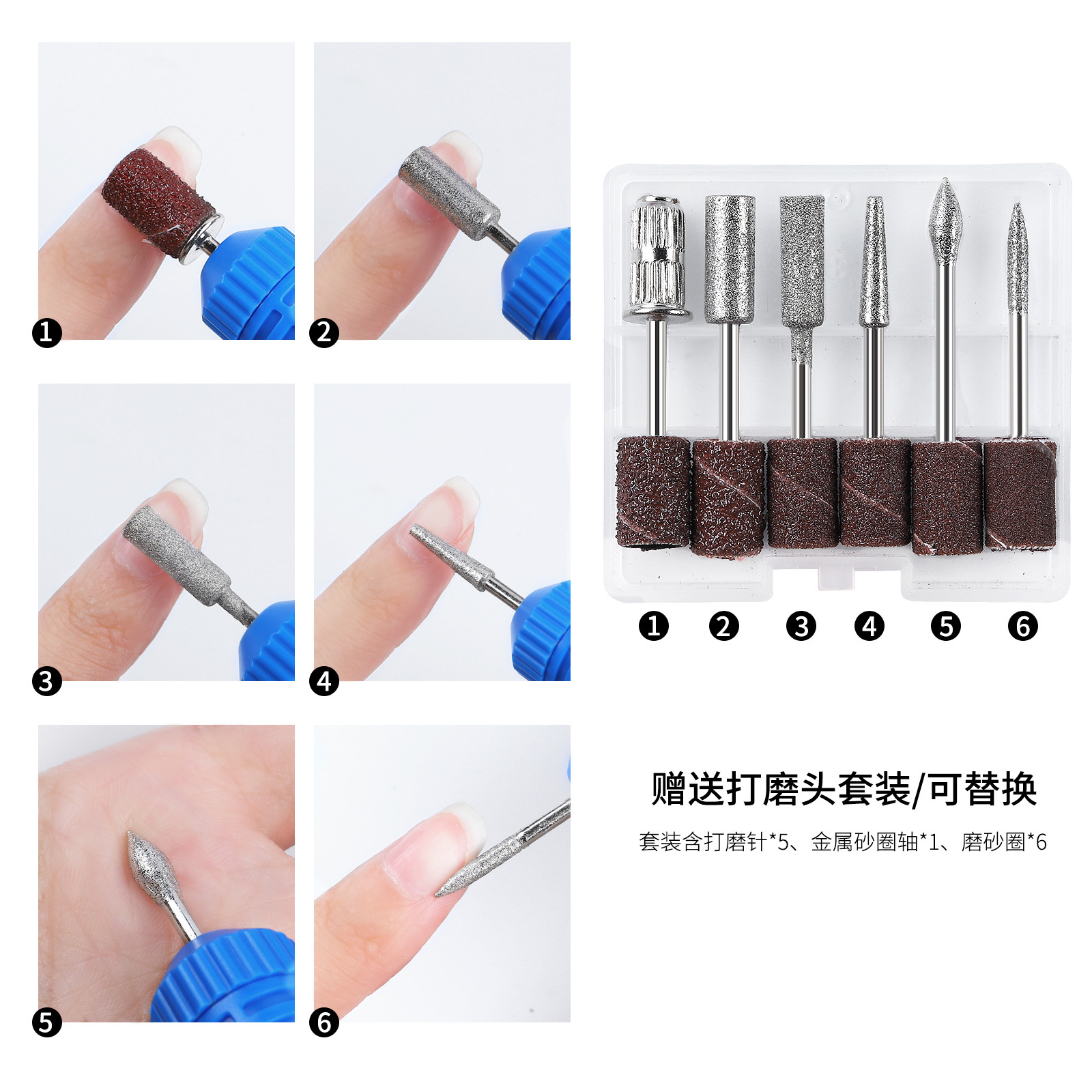 Versión mejorada nueva pluma de uñas máquina de pulir cable USB portátil manicura y uñas rectificadora herramientas de uñas al por mayor