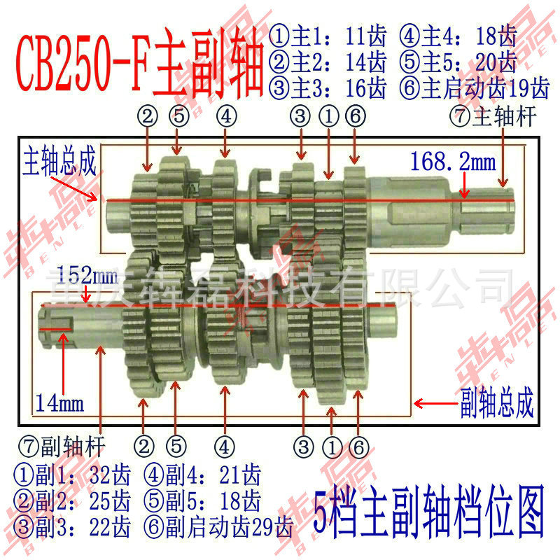 Benlei Cb250-F Cb300-F Zs172Fmm Zs175Fmm Off-Road Motorcycle Engine Assembly