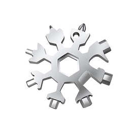 雪花工具 多 功能EDC八角雪花扳手 户外骑行工具雪花扳手