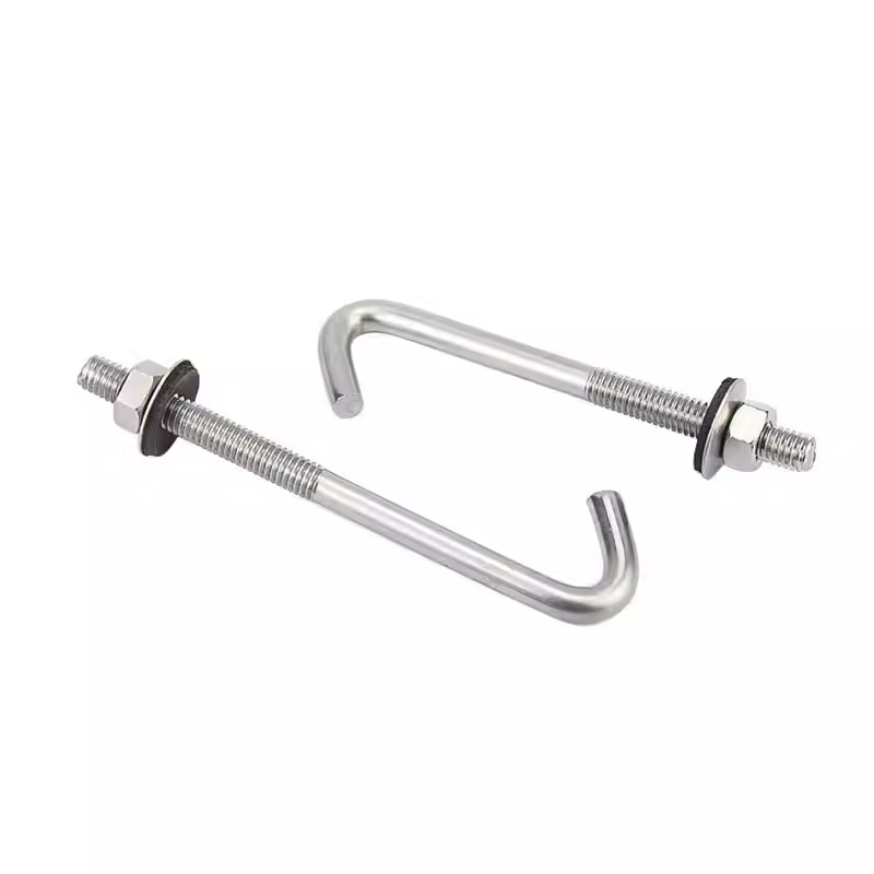 304 gancho de asbesto de acero inoxidable gancho cuadrado tornillo de forma especial gancho redondo perno de gancho de ángulo 6 tornillo de gancho de ladrillo grande