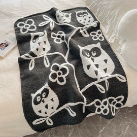 线毯;针织毯;围巾