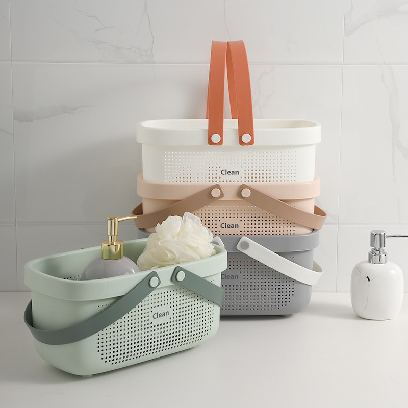 Bathroom Dopamine Bath Blue Portable Supplies Large Capacity Bath Basket Storage Bath Basket Wash Basket
