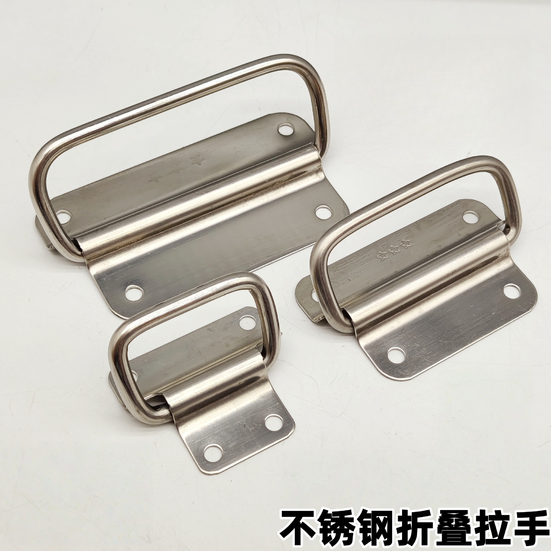Stainless steel folding handle, modern minimalist handle, toolbox spring handle, invisible handle, hidden minimalist handle