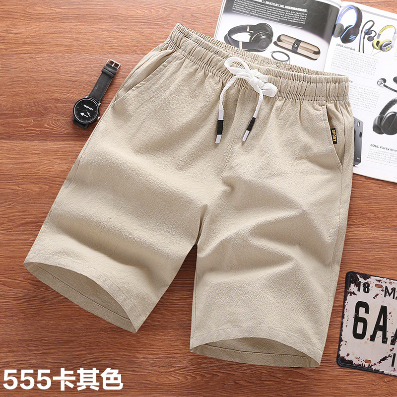 Pantalones cortos de verano transpirables pantalones cortos de verano para hombres delgados sueltos más tamaño Pantalones deportivos casuales pantalones medios pantalones de moda para hombres