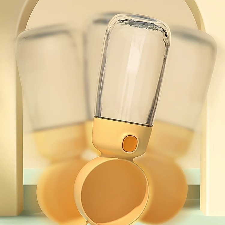 Perro salida taza de agua hervidor de agua portátil taza de beber fuente perro paseando dispensador de agua comida taza suministros para mascotas