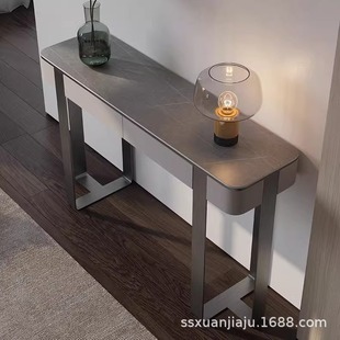 Italian-style Entrance Table Door-to-door Wall-against Light Luxury Entrance Cabinet Home Modern Simple Partition Living Room End View Desk