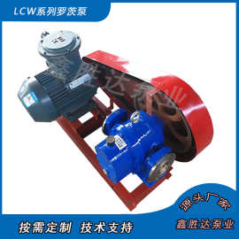 冀胜达LCW-18方罗茨泵油漆蜂蜜泵重油泵高粘度皮带轮油泵