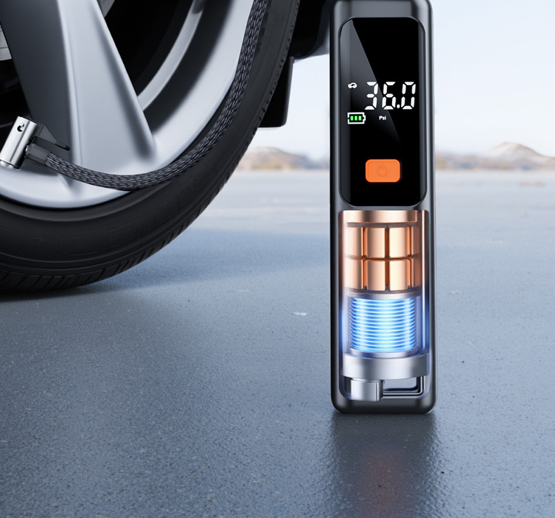 Car Wireless Air Pump, Electric Car Tire, Portable Car Air Pump, High-Pressure Air Pump, Fast Charging