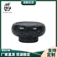 厂家直发大理石圆形调料碗烧烤调味花椒辣椒厨房佐料居家收纳