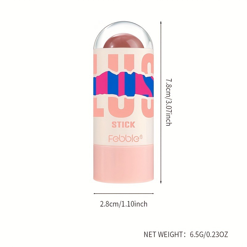 USHAS Europa y los Estados Unidos transfronterizos spot blush bar fácil de colorear natural permanente impermeable líquido blush FBC013