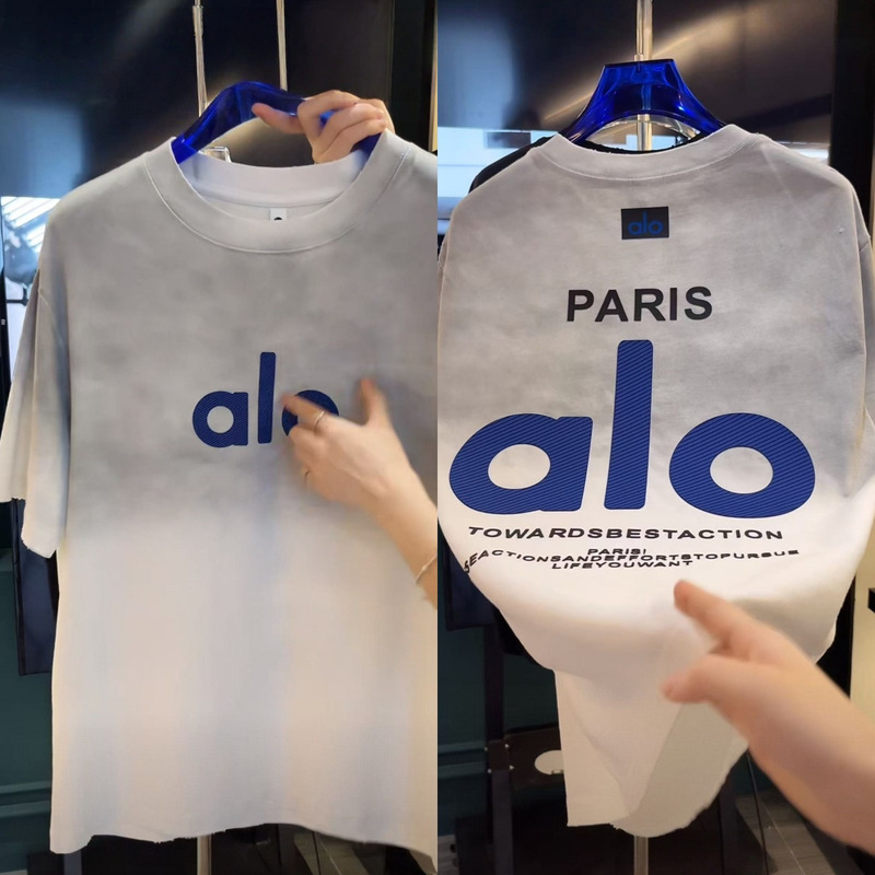 【高品質Tシャツ】2025メンズバック大きな青文字ラウンドネック半袖ファッションゆったり万能トレンド|undefined