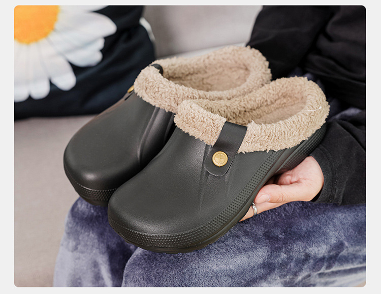 Damen-Slipper aus Plüsch-Fleece für den Sommer, warm, maschinenwaschbar, für den Innenbereich, Hausschuhe_voghion.com