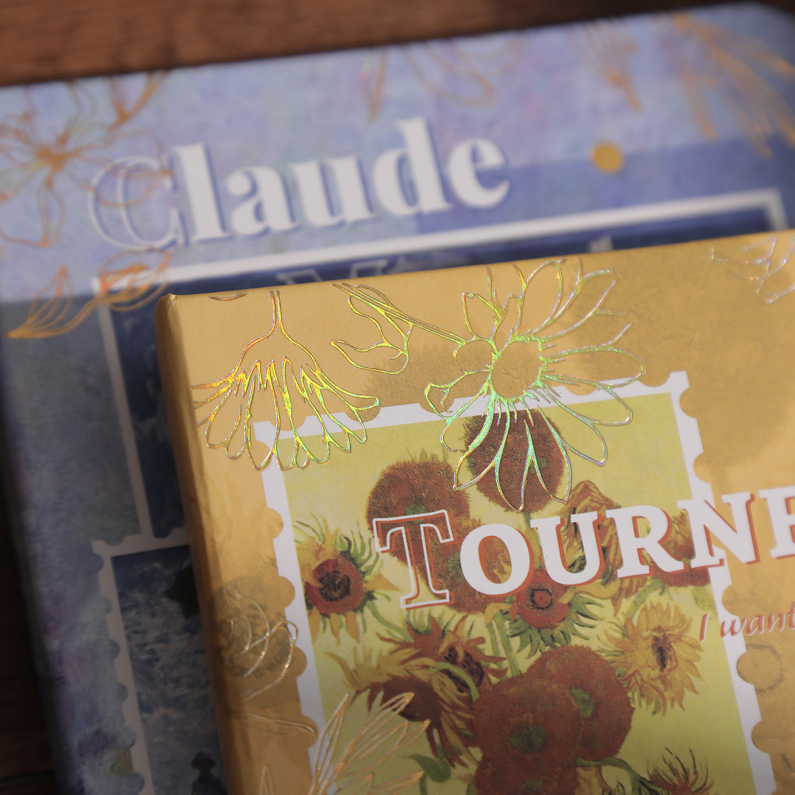 文芸手描き油絵ノートビジネス礼箱セットレトロPU磁気ボタン本手帳中学生お土産