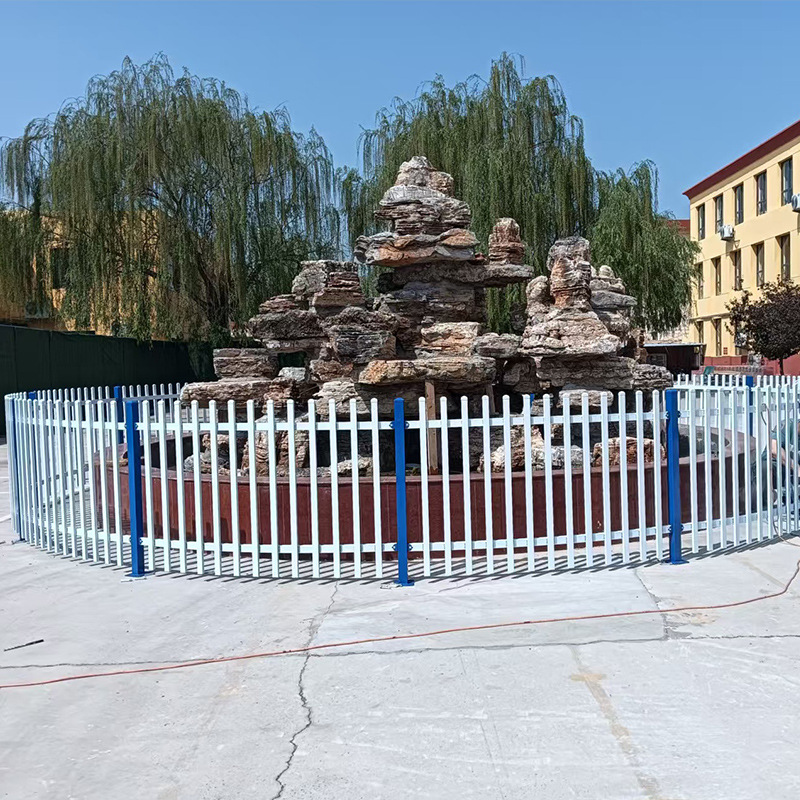 厂家供应锌钢绿化带围栏公园护栏网花园菜地u型栏杆草坪护栏