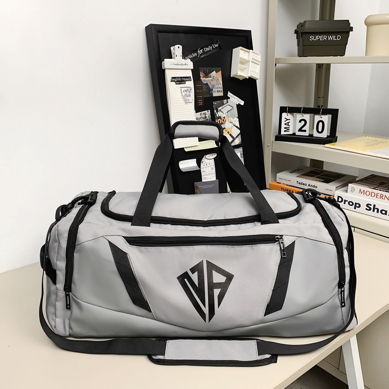 Bolsas de viaje nuevas bolsas de gran capacidad para hombres con cinturón de zapatos independiente bolsas deportivas de fitness se pueden ajustar a la barra de tracción bolsas de equipaje